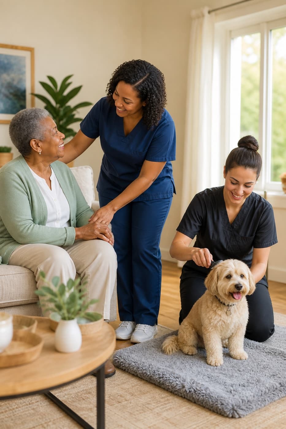 Home Health Care professional serving a local customer