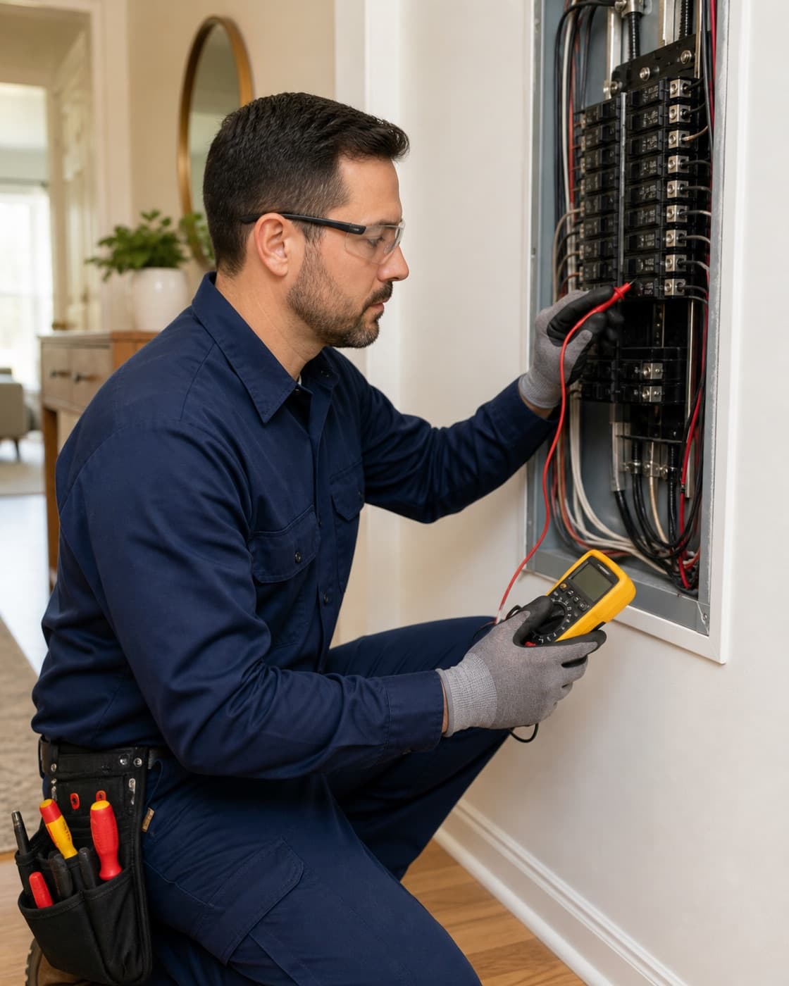 Electrical Services professional serving a local customer