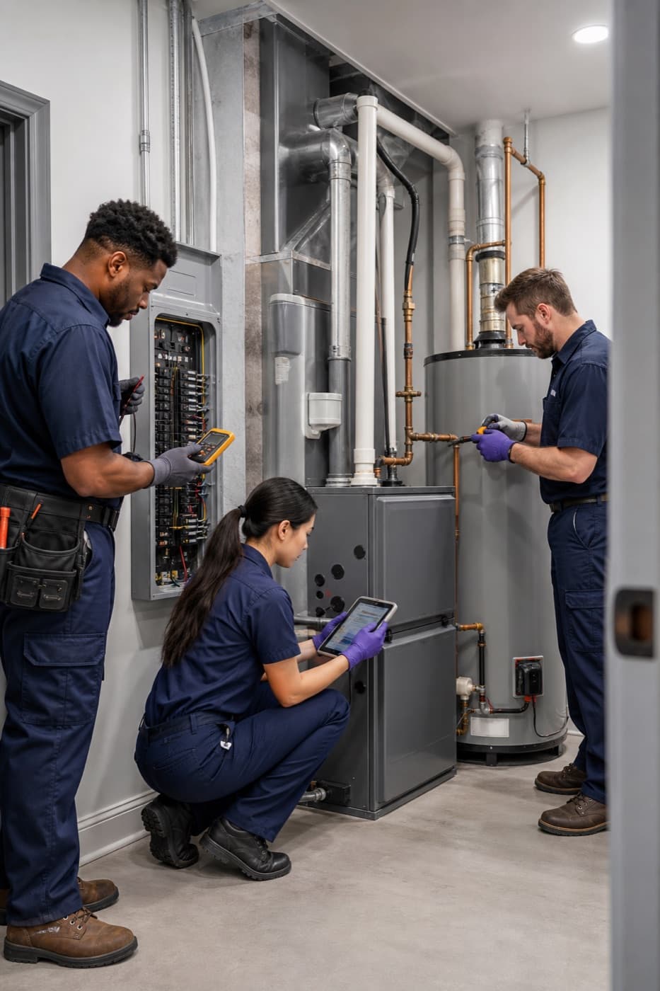 HVAC Services professional serving a local customer