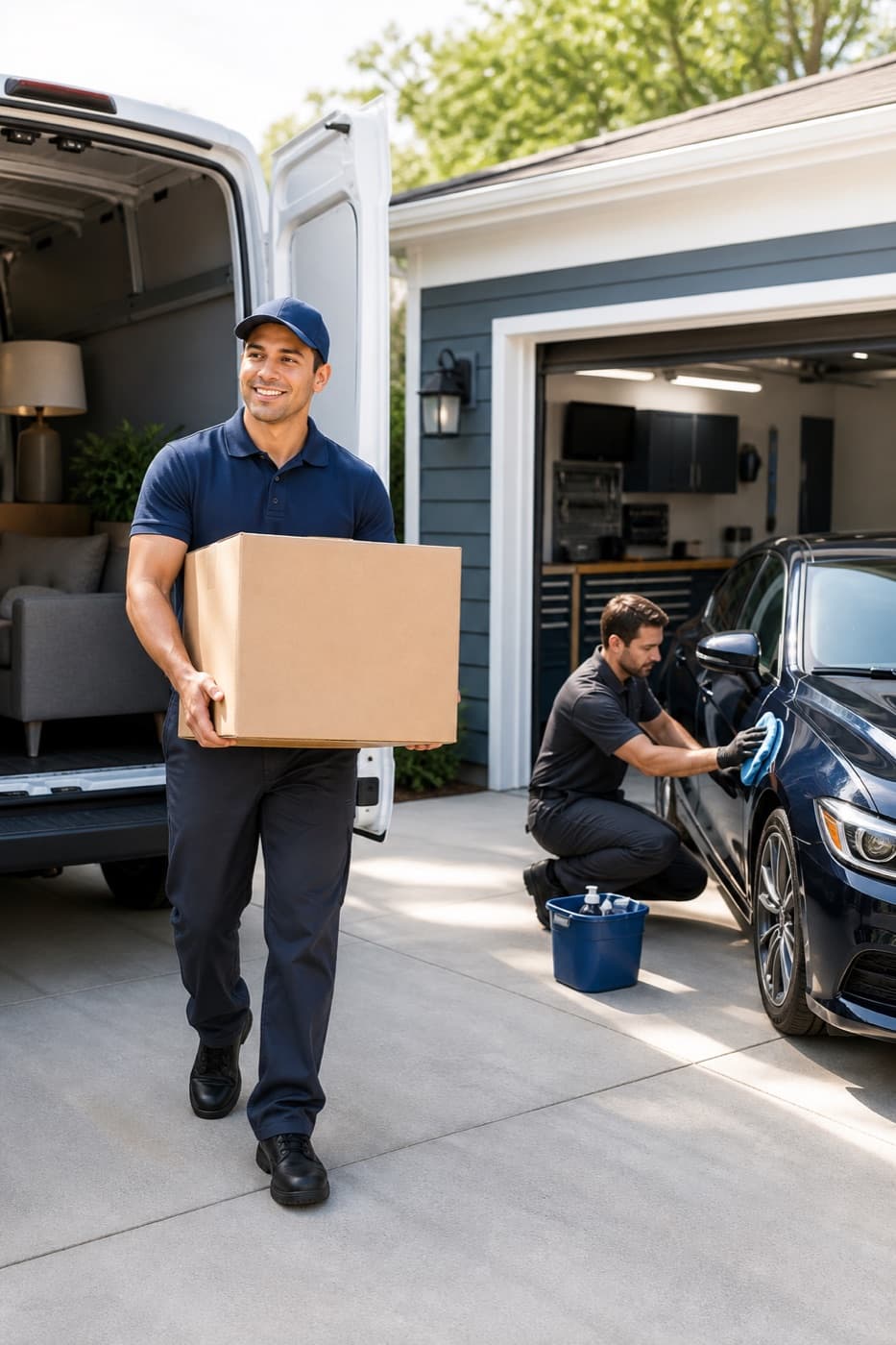 Moving Services professional serving a local customer