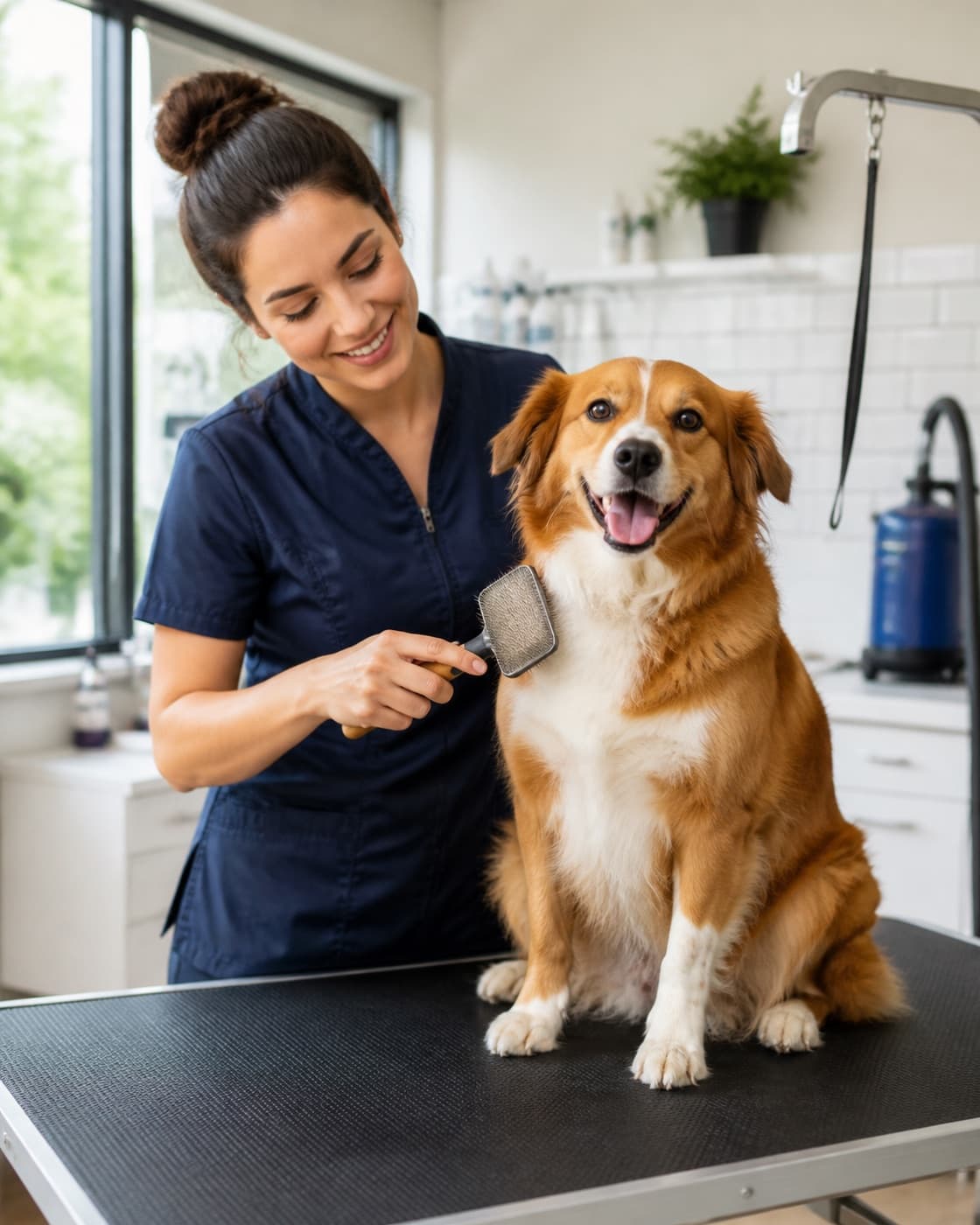 Pet Grooming professional serving a local customer